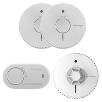 Kit includes: 1x smoke alarm, 1x heat alarm, 1x carbon monoxide alarm